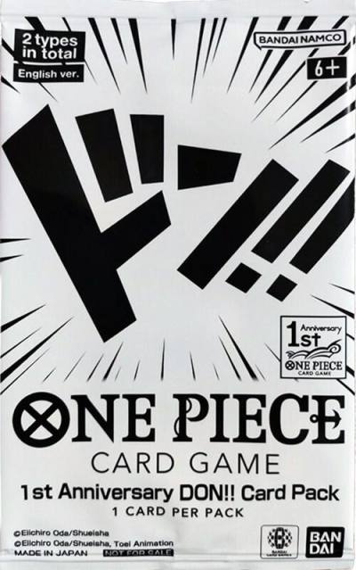 1st Anniversary DON!! Card Pack One Piece Promotion Cards Card