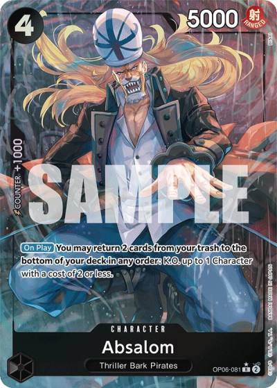 Absalom (Alternate Art) OP06-081 Wings of the Captain Card