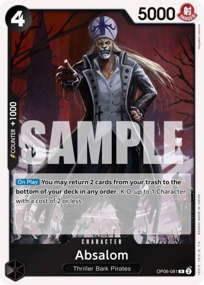 Absalom OP06-081 Wings of the Captain Card