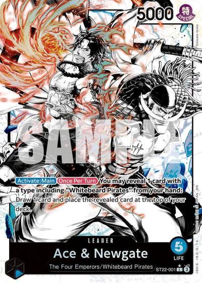 Ace & Newgate (Parallel) ST22-001 Starter Deck 22: Ace & Newgate Card