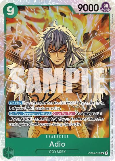 Adio OP09-023 Emperors in the New World Card