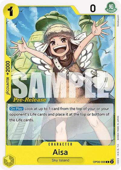 Aisa OP06-099 Wings of the Captain Pre-Release Cards Card