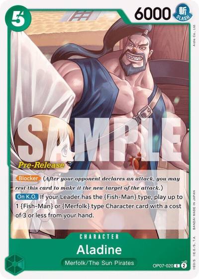 Aladine OP07-020 500 Years in the Future Pre-Release Cards Card