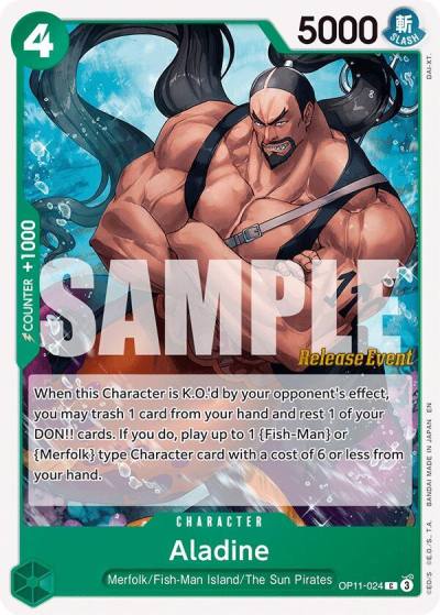 Aladine OP11-024 A Fist of Divine Speed Release Event Cards Card