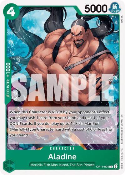 Aladine OP11-024 A Fist of Divine Speed Card