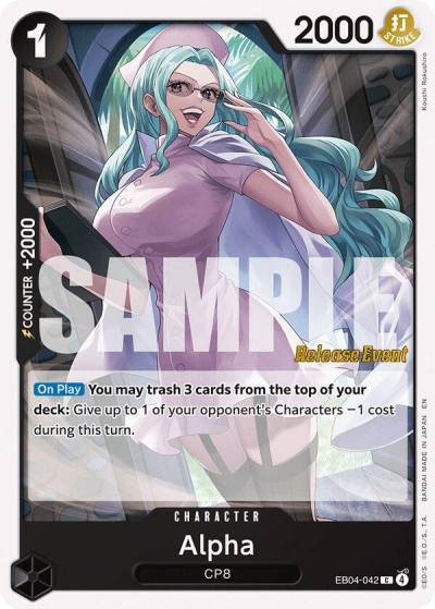 Alpha EB04-042 Adventure on Kami's Island Release Event Cards Card