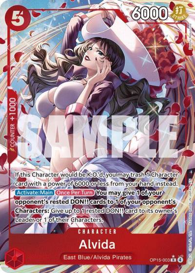 Alvida (Alternate Art) OP15-003 Adventure on Kami's Island Card