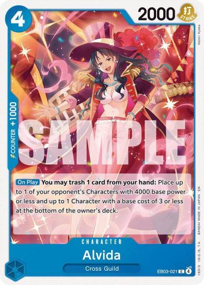 Alvida EB03-021 Extra Booster: One Piece Heroines Edition Card
