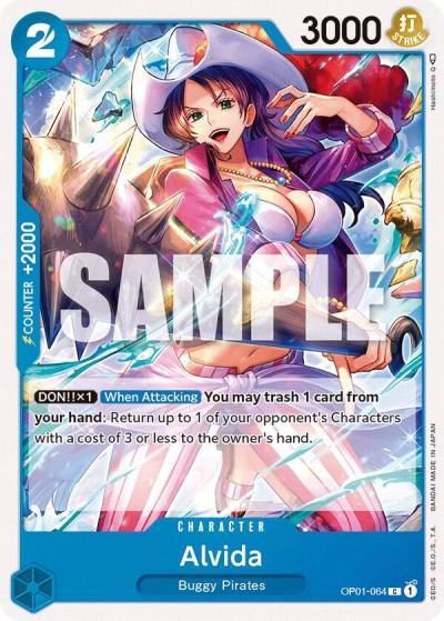 Alvida OP01-064 Romance Dawn Card