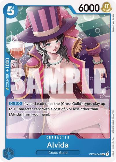 Alvida OP09-043 Emperors in the New World Card