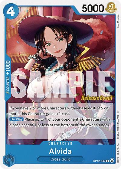 Alvida OP12-042 Legacy of the Master Release Event Cards Card