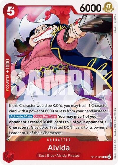 Alvida OP15-003 Adventure on Kami's Island Card