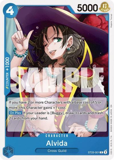 Alvida ST25-001 Starter Deck 25: BLUE Buggy Card
