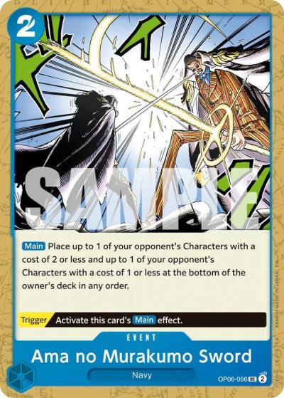 Ama no Murakumo Sword (Reprint) OP06-056 Premium Booster -The Best- Vol. 2 Card