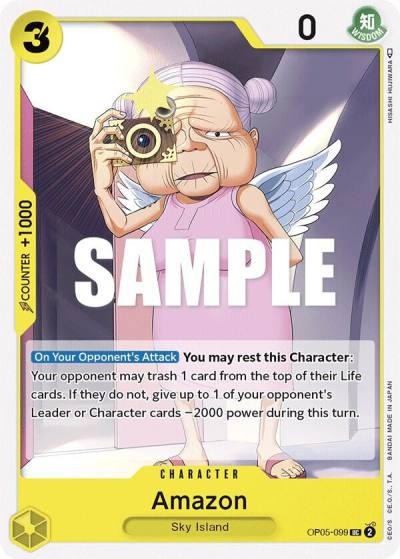 Amazon OP05-099 Awakening of the New Era Card