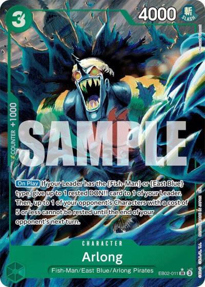 Arlong (Alternate Art) EB02-011 Extra Booster: Anime 25th Collection Card