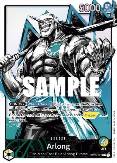 Arlong (Alternate Art) OP03-022 Pillars of Strength Card