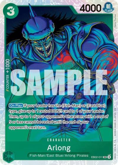 Arlong EB02-011 Extra Booster: Anime 25th Collection Card