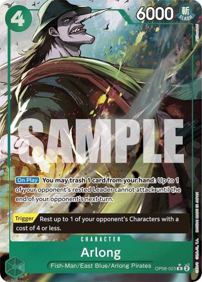 Arlong (Full Art) OP06-023 Premium Booster -The Best- Card