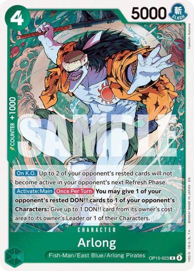 Arlong OP15-023 Adventure on Kami's Island Card