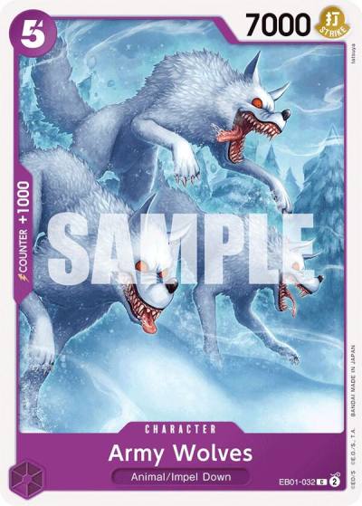 Army Wolves EB01-032 Extra Booster: Memorial Collection Card