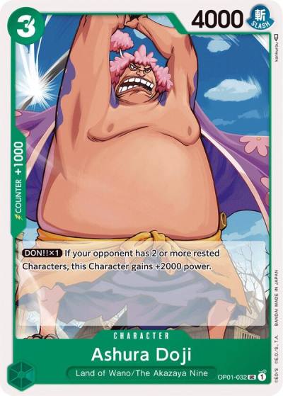 Ashura Doji OP01-032 Romance Dawn Card