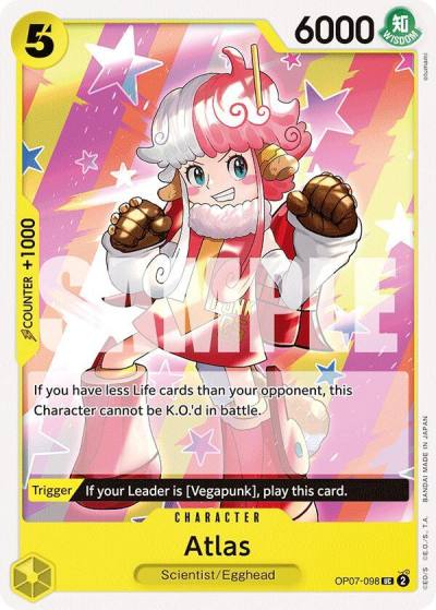 Atlas OP07-098 500 Years in the Future Card