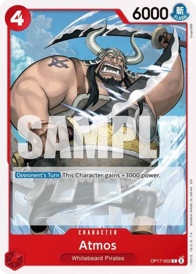 Atmos OP17-002 The World's Strongest Warriors Card