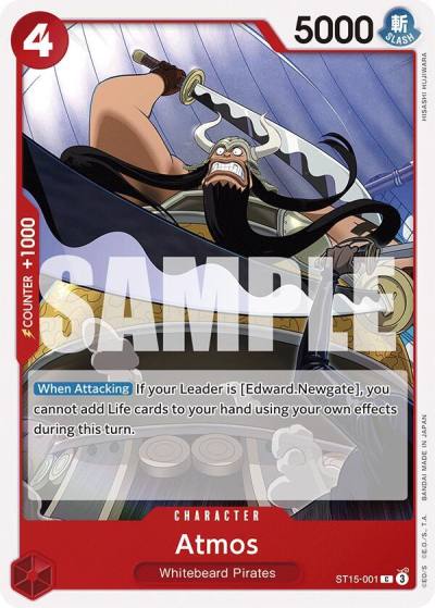 Atmos ST15-001 Starter Deck 15: RED Edward.Newgate Card