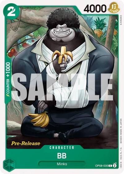 BB OP08-035 Two Legends Pre-Release Cards Card