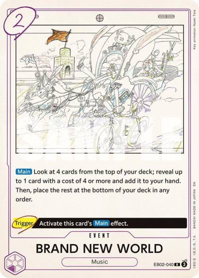 BRAND NEW WORLD EB02-040 Extra Booster: Anime 25th Collection Card