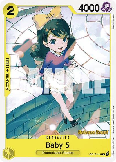 Baby 5 (111) OP12-111 Legacy of the Master Release Event Cards Card