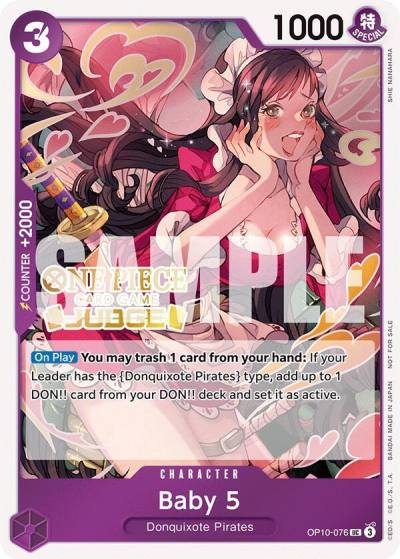 Baby 5 (Judge Pack Vol. 5) OP10-076 One Piece Promotion Cards Card