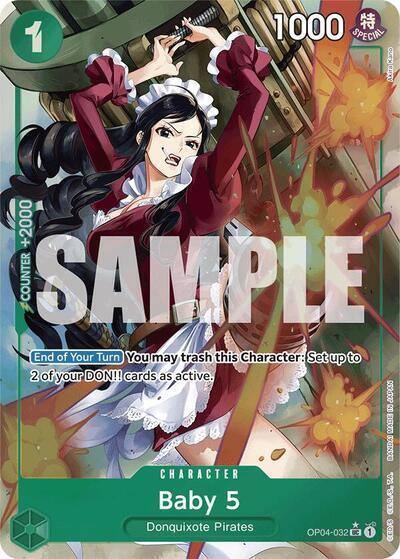 Baby 5 (OP04-032) (Full Art) OP04-032 Premium Booster -The Best- Card