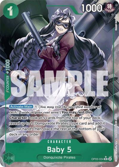 Baby 5 (OP05-034) (Full Art) OP05-034 Premium Booster -The Best- Card