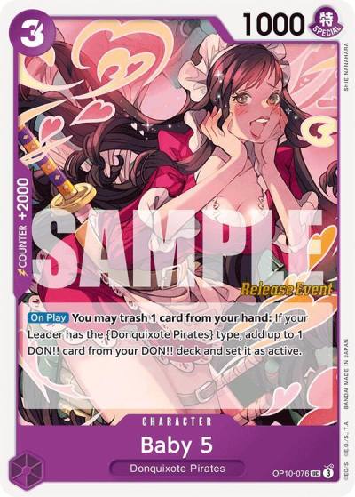 Baby 5 OP10-076 Royal Blood Release Event Cards Card