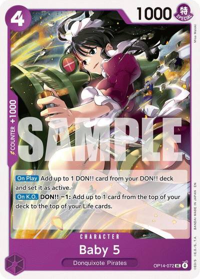 Baby 5 OP14-072 The Azure Sea's Seven Card