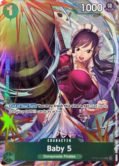 Baby 5 (Premium Card Collection -Best Selection Vol. 3-) OP04-032 One Piece Promotion Cards Card