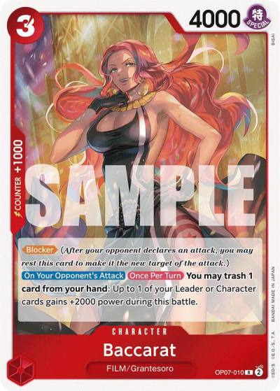 Baccarat OP07-010 500 Years in the Future Card