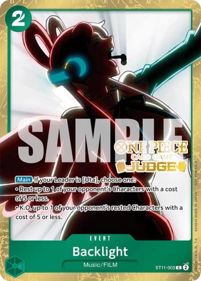 Backlight (Judge Pack Vol. 5) ST11-003 One Piece Promotion Cards Card