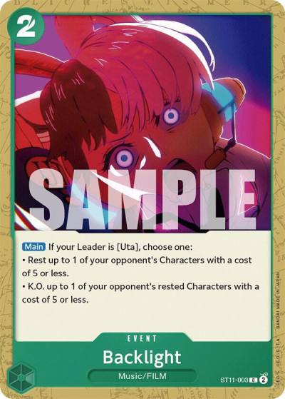 Backlight ST11-003 Starter Deck 11: Uta Card