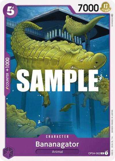 Bananagator OP04-062 Kingdoms of Intrigue Card