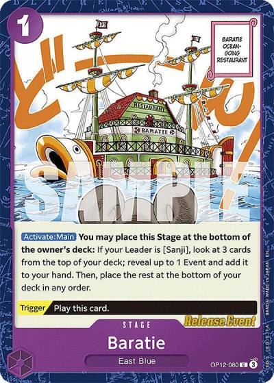 Baratie OP12-080 Legacy of the Master Release Event Cards Card