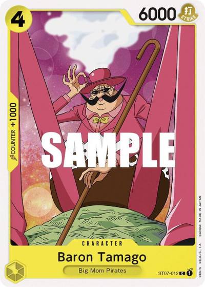 Baron Tamago ST07-012 Starter Deck 7: Big Mom Pirates Card