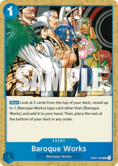 Baroque Works OP01-090 Romance Dawn Card