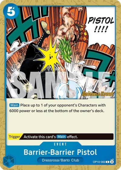 Barrier-Barrier Pistol OP10-060 Royal Blood Release Event Cards Card