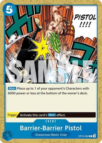 Barrier-Barrier Pistol OP10-060 Royal Blood Card