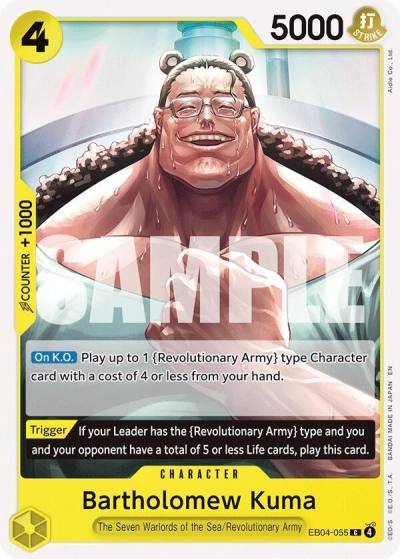 Bartholomew Kuma (EB04-055) EB04-055 Adventure on Kami's Island Card