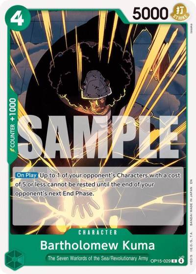 Bartholomew Kuma (OP15-029) OP15-029 Adventure on Kami's Island Card