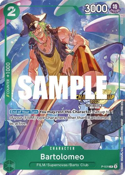 Bartolomeo (CS 2023 Event Pack) P-029 One Piece Promotion Cards Card
